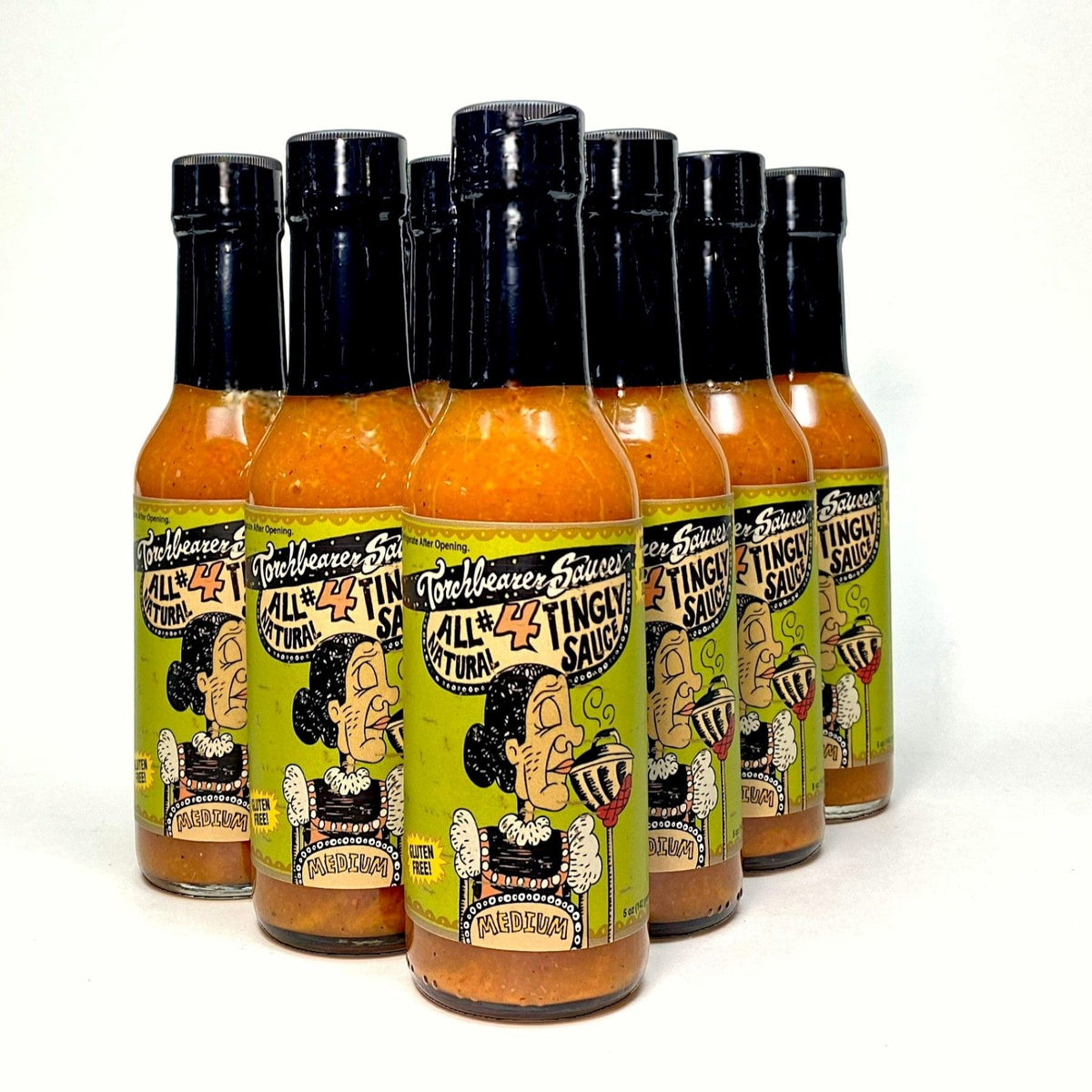 Tingly Sauce Mild Carrot Hot Sauce | Case of 12 | TorchBearer Sauces