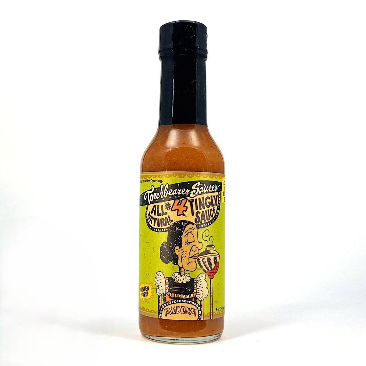TorchBearer Tingly Sauce mild carrot hot sauce bottle