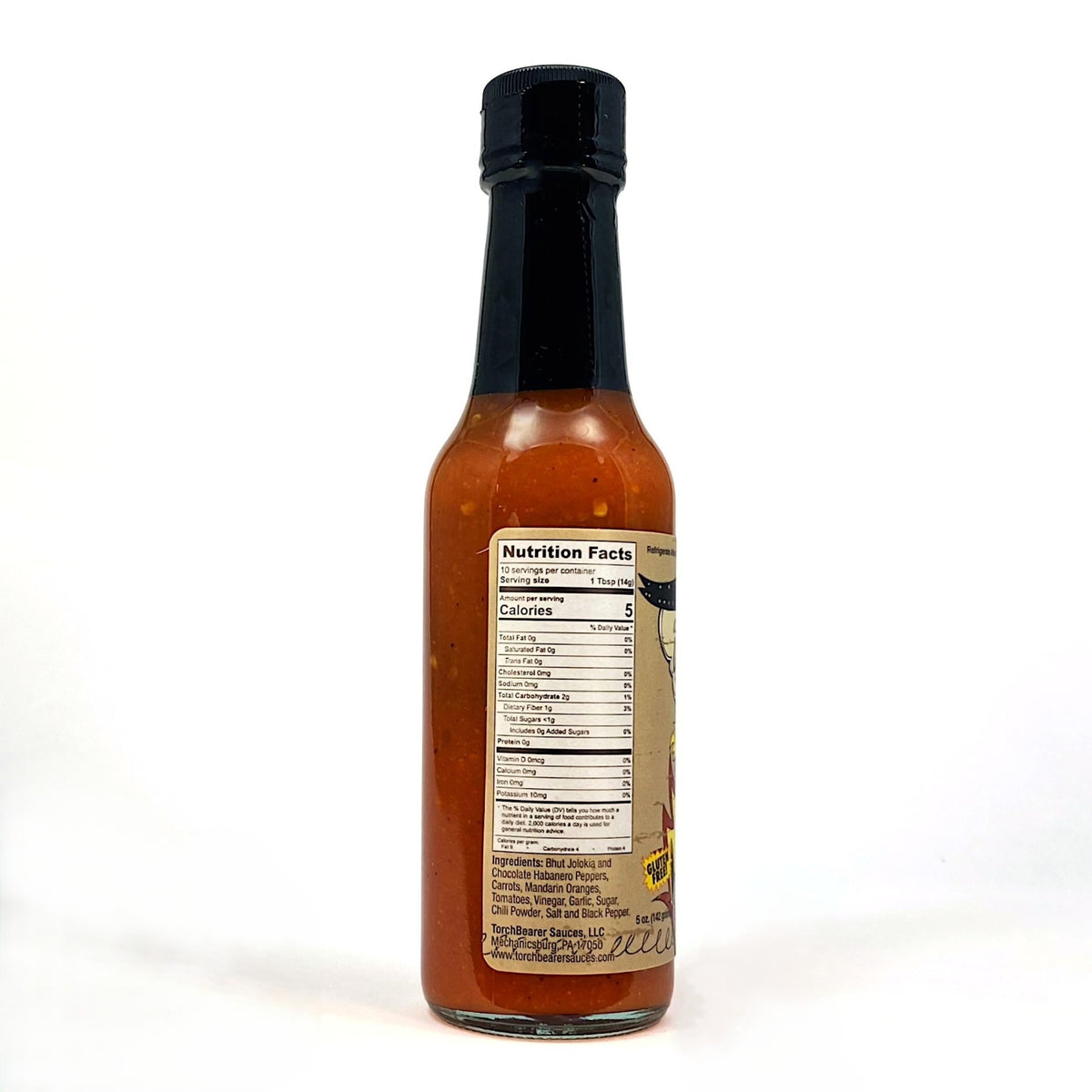 Ultimate Annihilation™ side view of bottle with ingredients label
